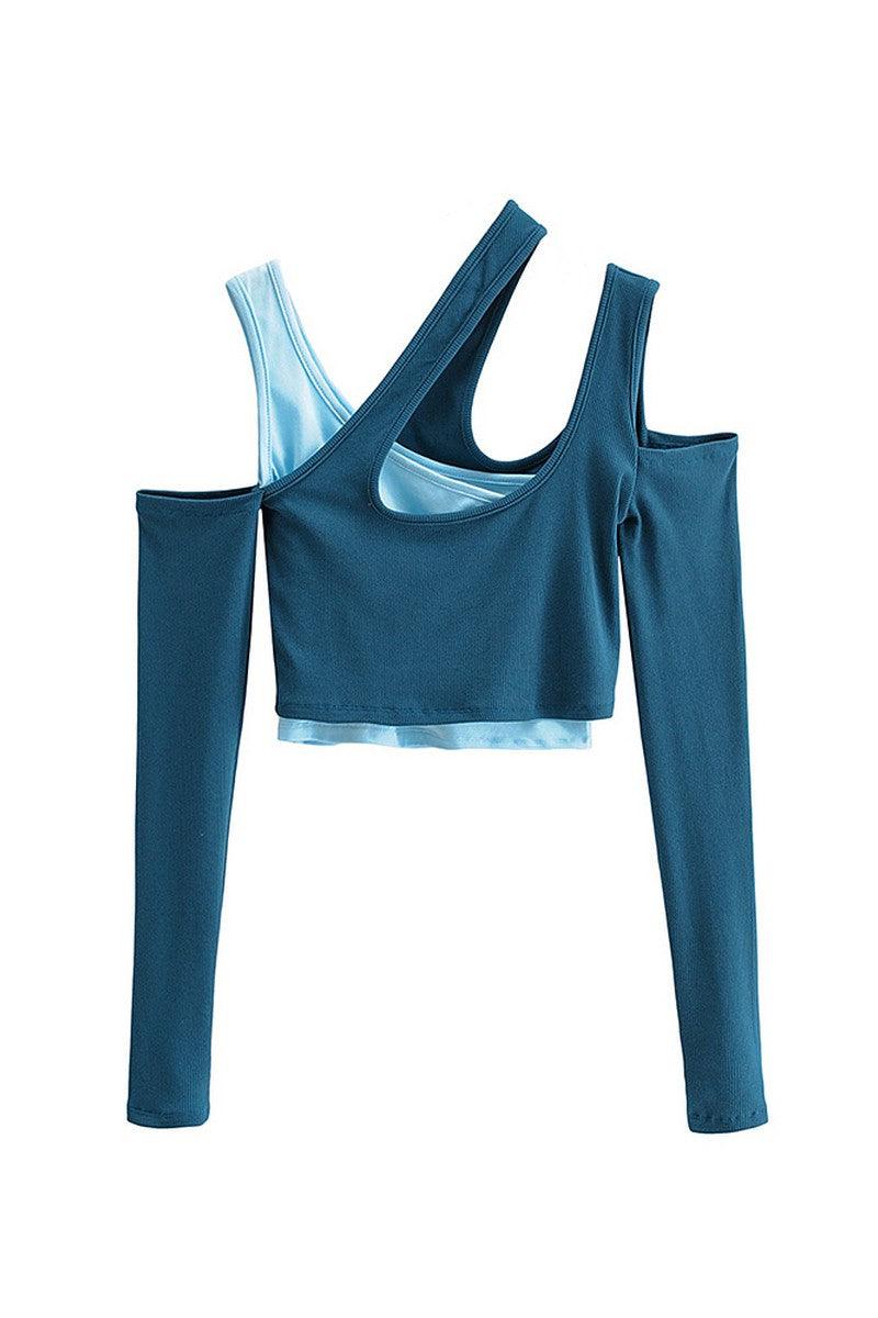 Cropped Asymmetrical Top