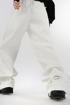 Buckle Straight Loose Trousers