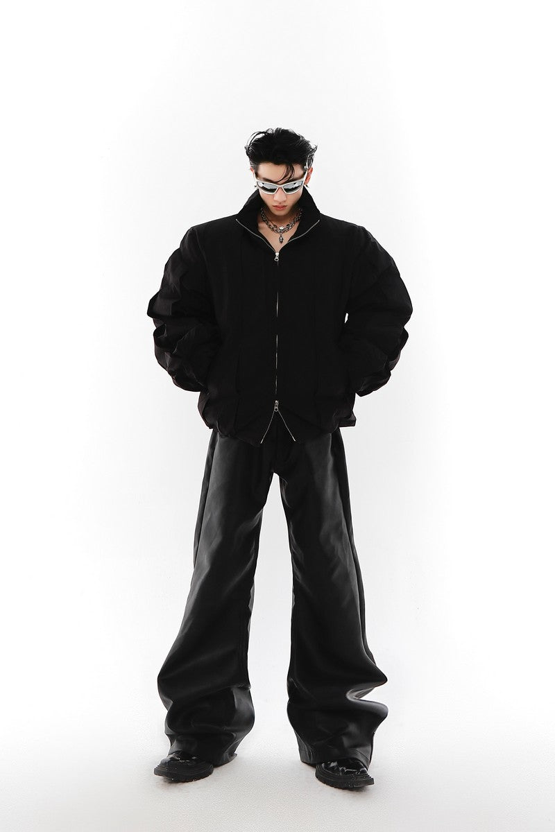 AC Pleated Zip Jacket