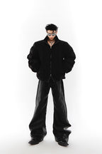 AC Pleated Zip Jacket