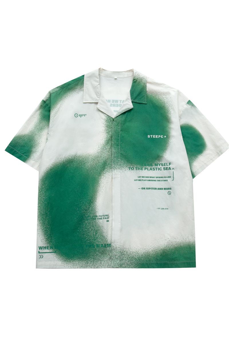 STEEPC Logo Inkjet Cuban S/S Shirt