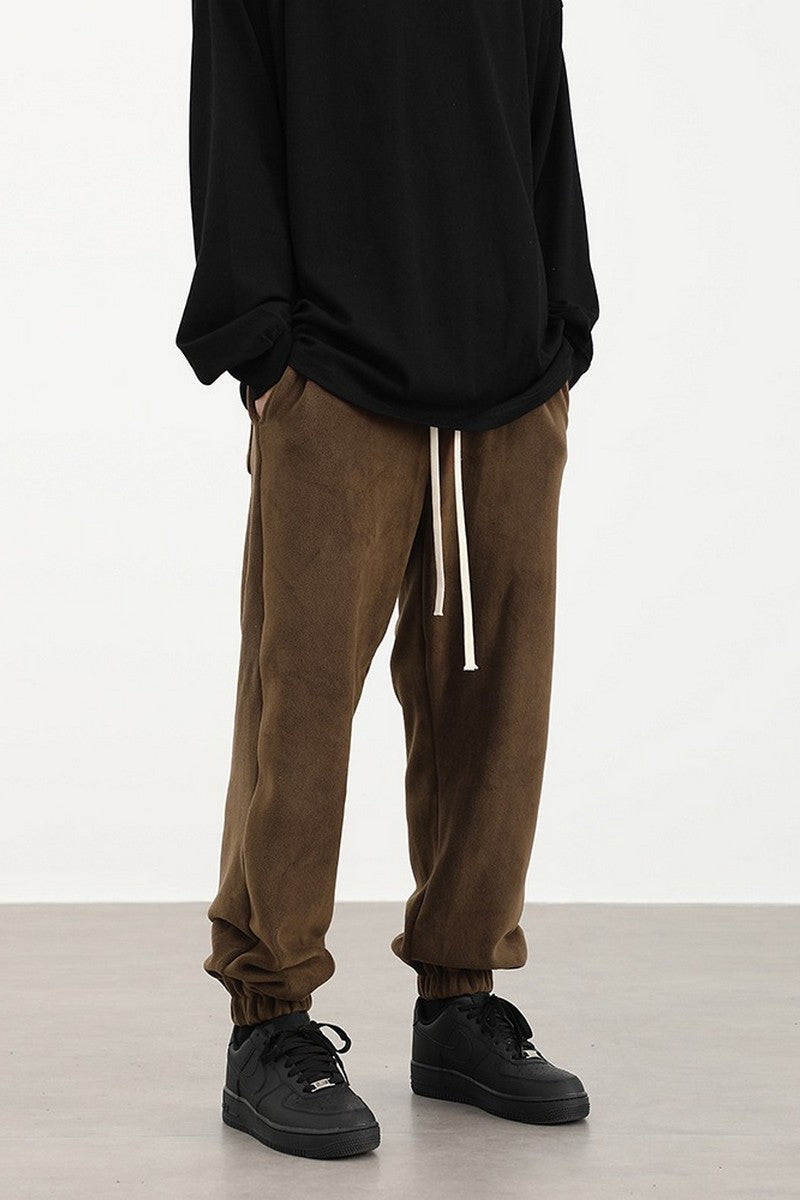 CZ Loose Velvet Sweatpants