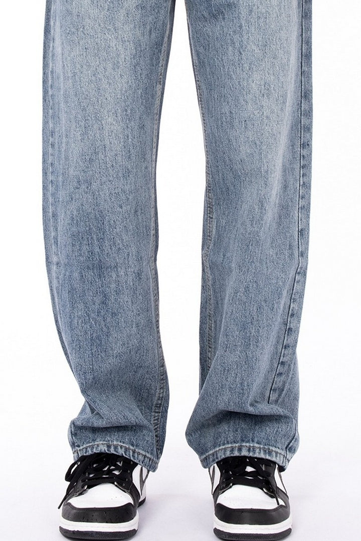 CZ Straight Washed Jeans
