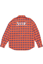 STEEPC Checkered Printed Logo L/S Shirt