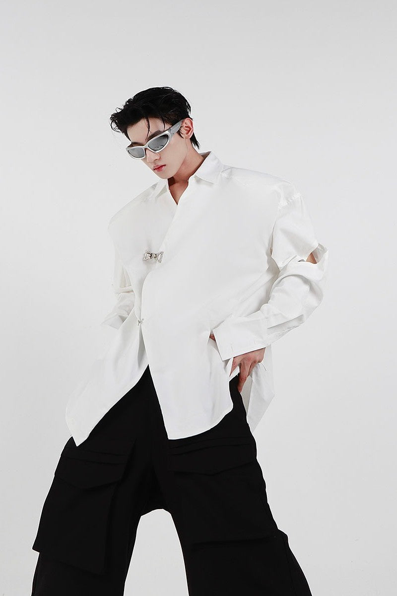 Irregular Shirt Jacket