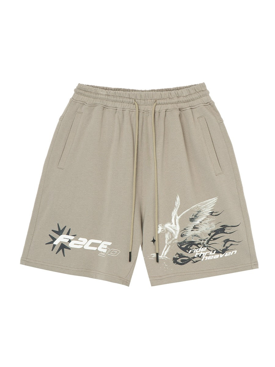 F2CE Pegasus Print Shorts