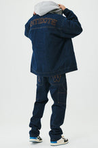 Antidote Logo Loose Jeans Jacket