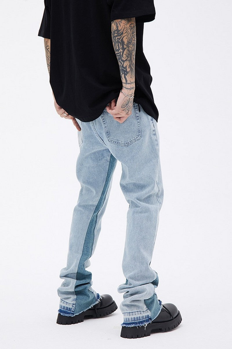 Vintage Washed Flared Jeans