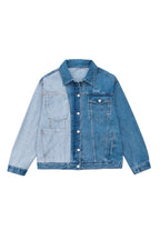 STEEPC Stitched Logo Jeans Jacket