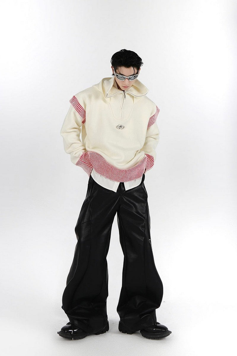 AC Half Zip Knit Sweater