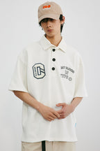 OO Embroidered Logo Polo Shirt
