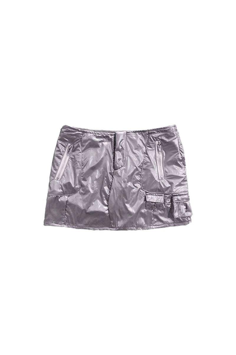 CZ Short Gray Skirt