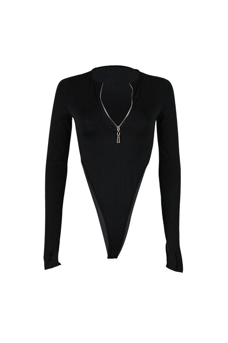 Zipper Top Jumpsuit