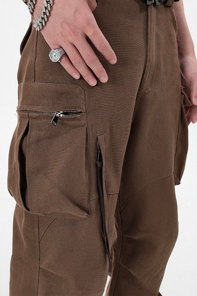 Split Straight Loose Trousers