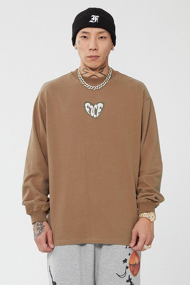 F2CE Heart Sherpa Logo L/S Tee