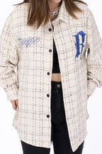 Sempre Embroidered Checkered LS Shirt