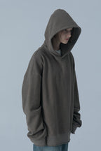 THINGY Army Green Loose Hoodie