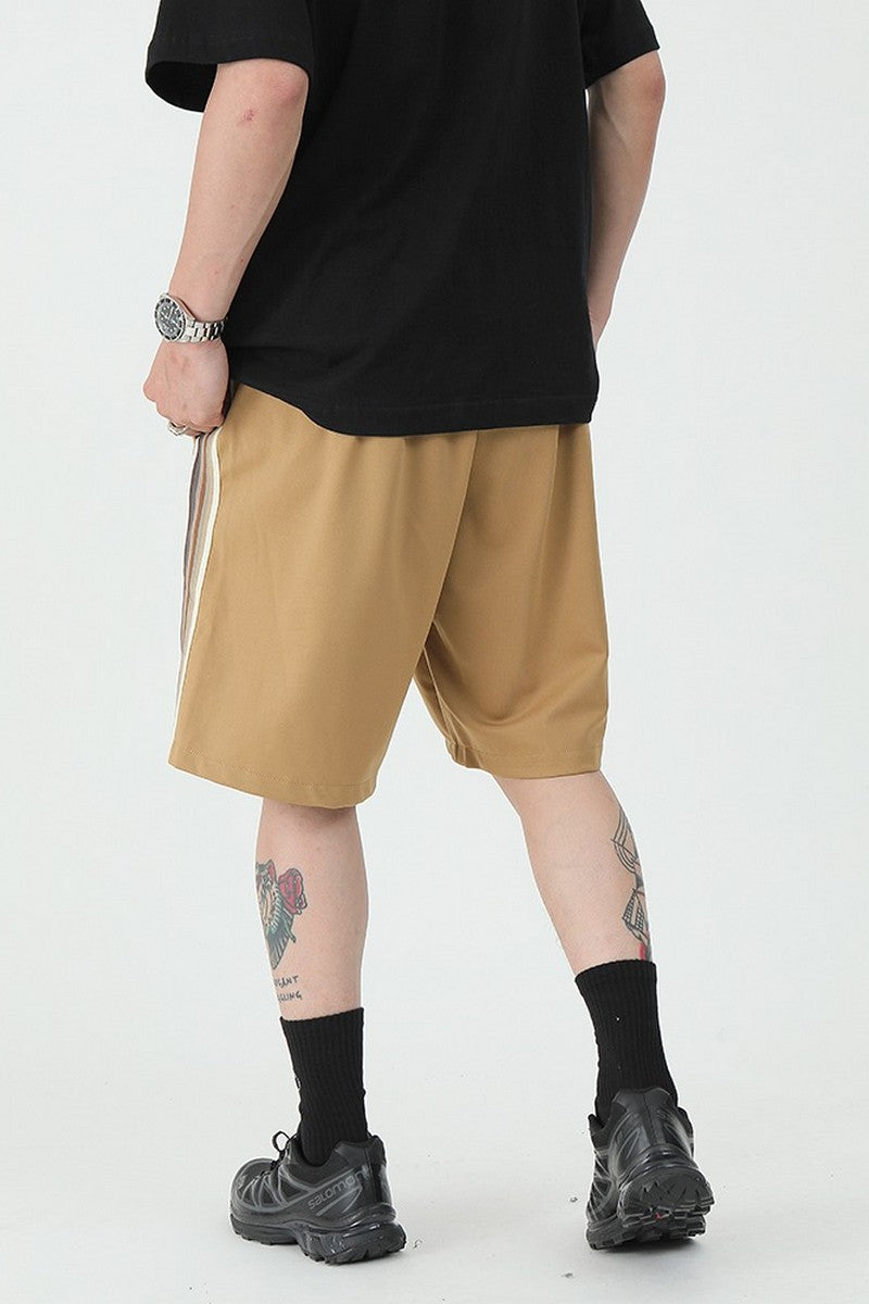 Contrast Stitched Shorts