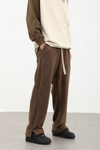Slit Straight Sweatpants