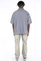 CZ Distressed Straight Washed Jeans