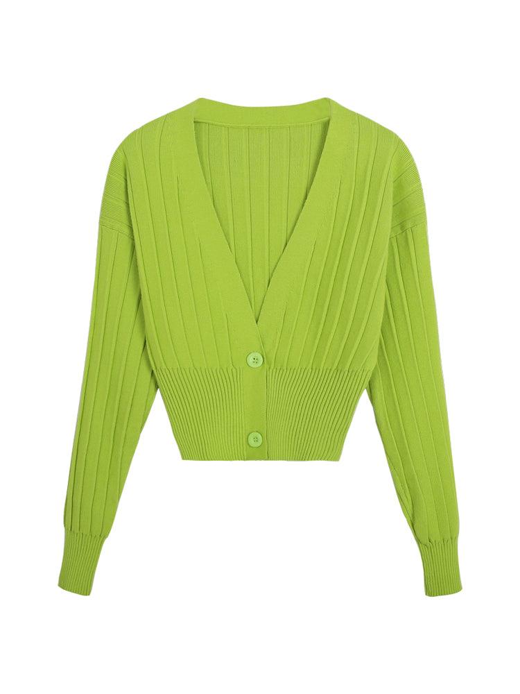 CZ Knit Basic Cardigan