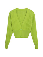 CZ Knit Basic Cardigan
