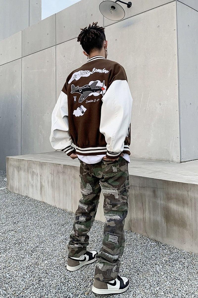 CZ Destroyed Camo Retro Trousers
