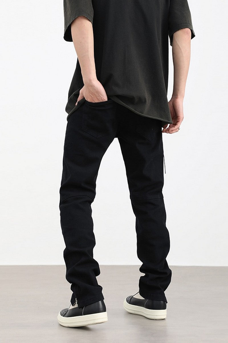 Zipper Regular Jeans