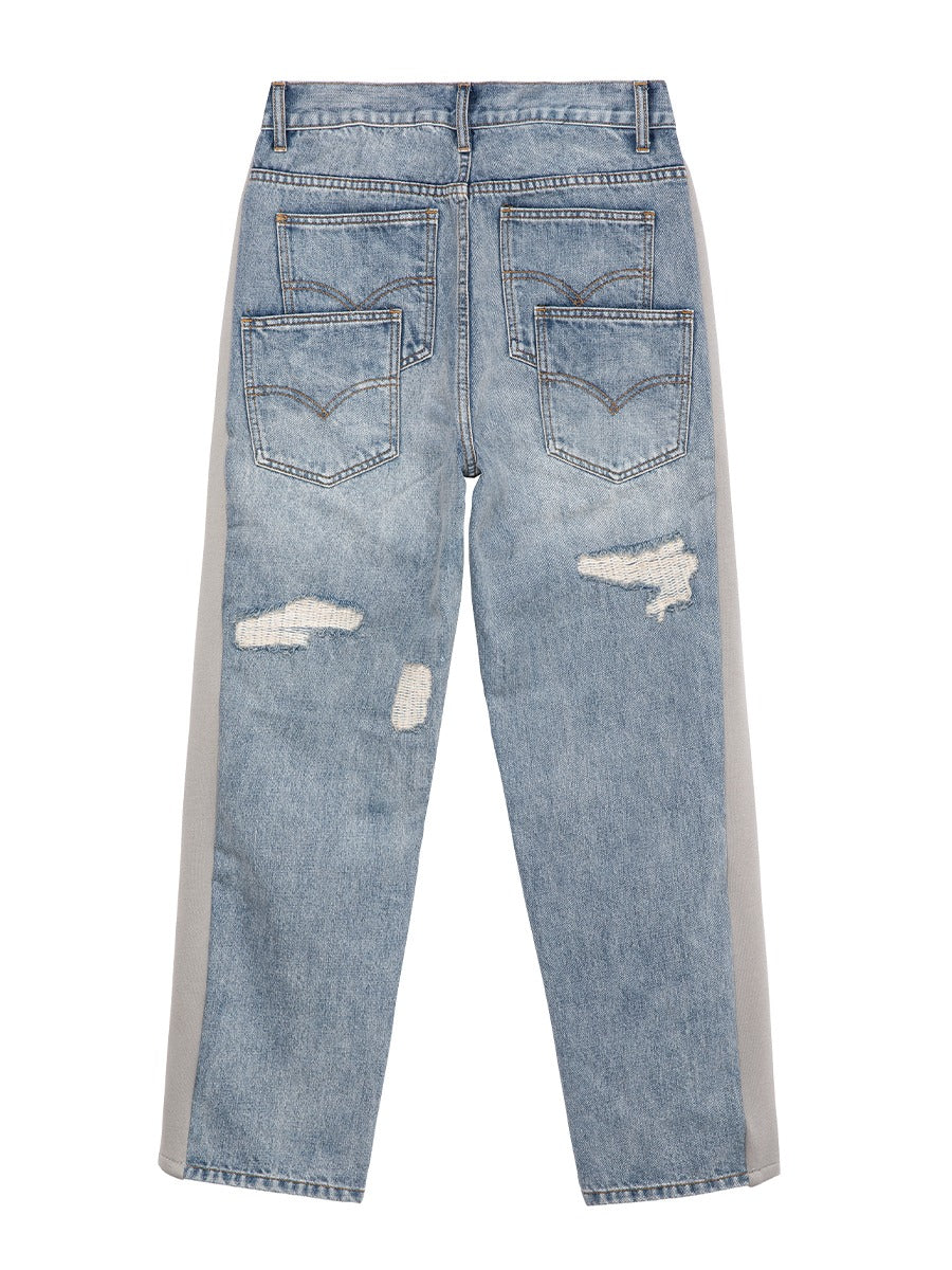 F2CE Stitched Washed Sweatpants Jeans