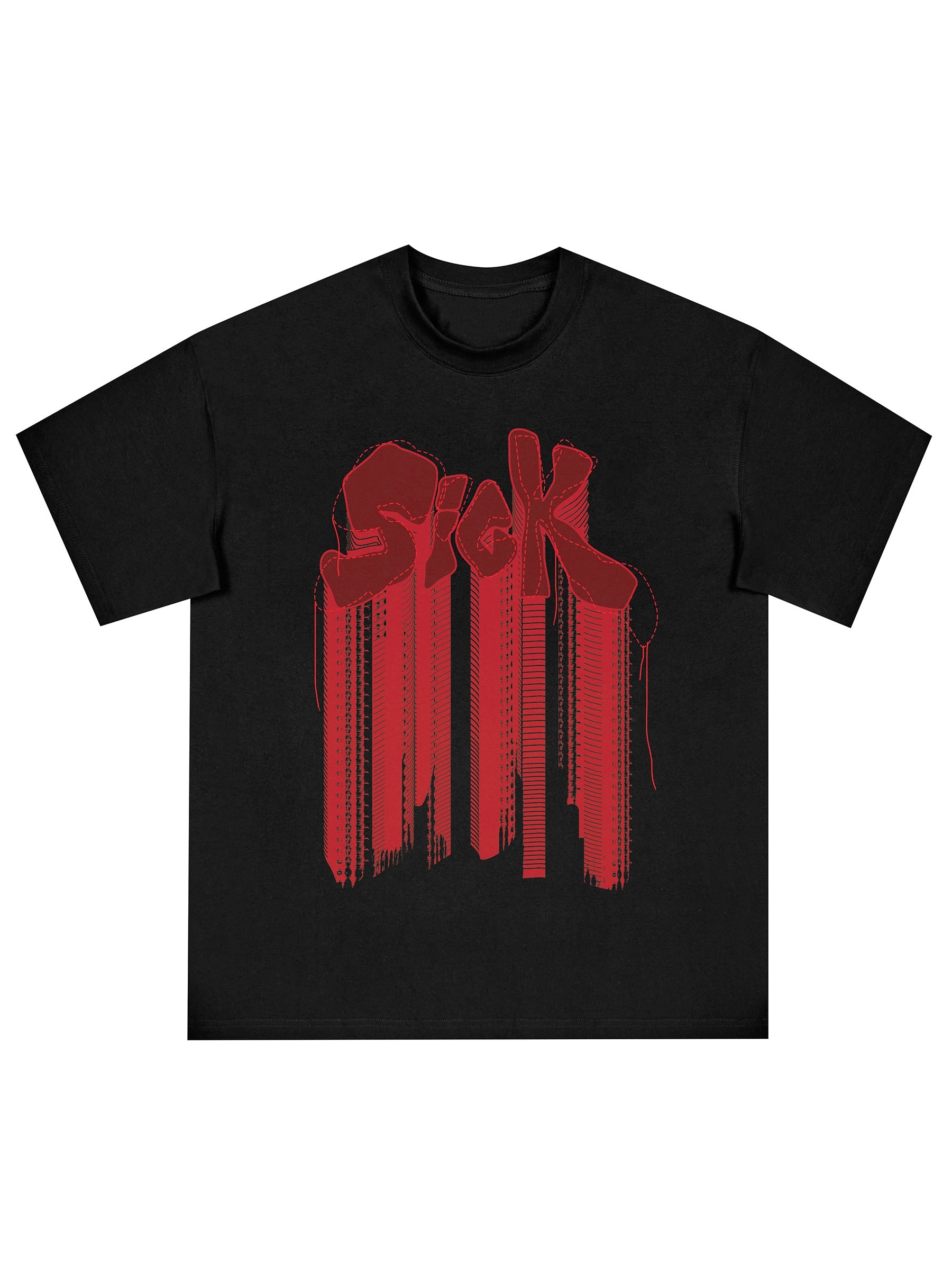 x Sick Embroidered Tee