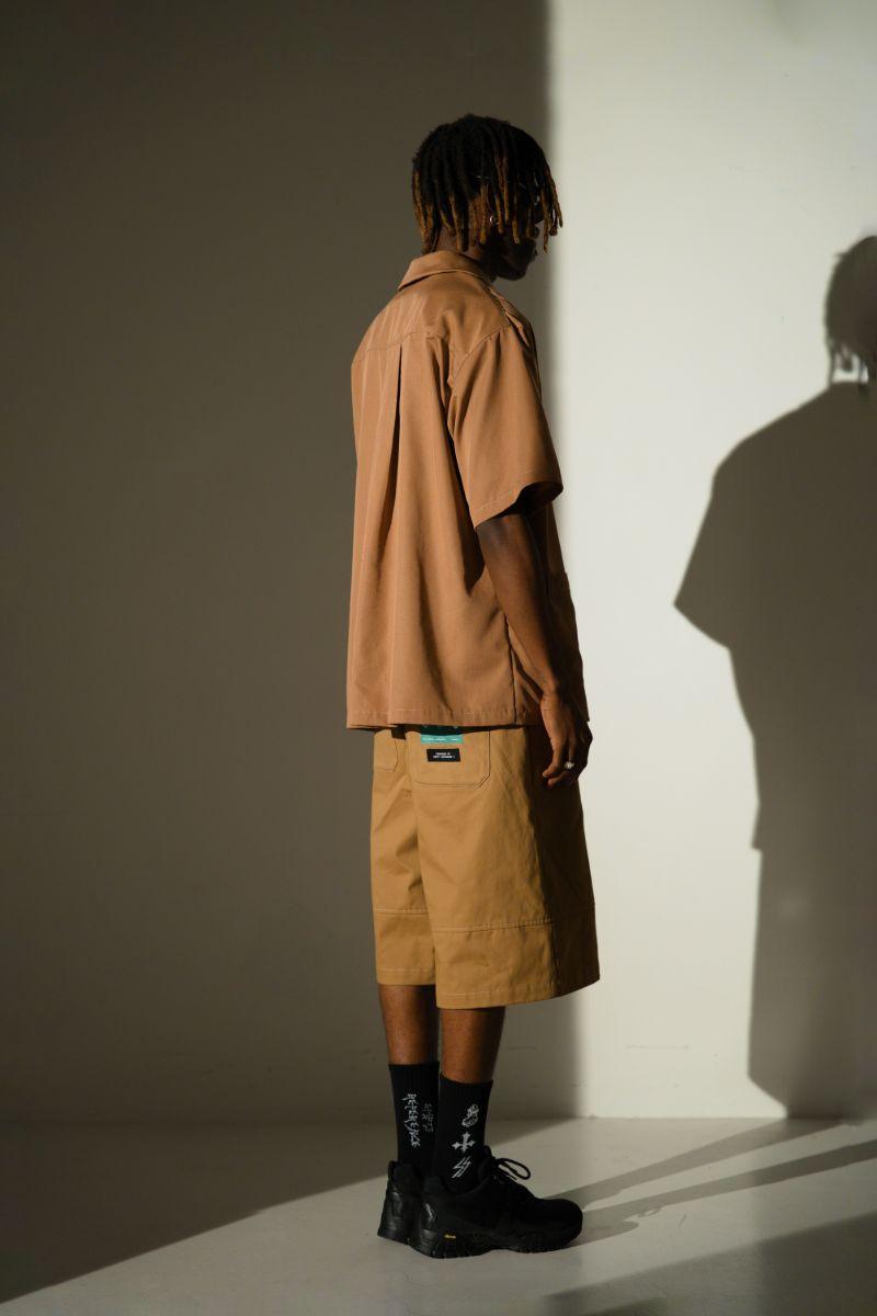 Empty Reference Coffee Loose Shorts