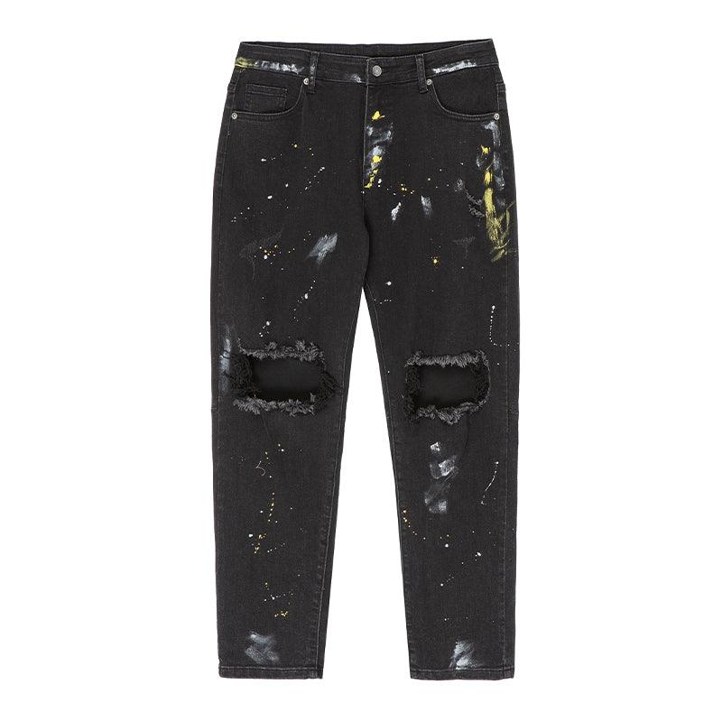 F2CE Splash Ink Washed Jeans