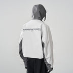 Deconstructed Patchwork Hooded Jacket