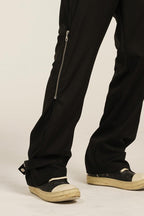 Empty Reference Zipper Adjustable Casual Pants