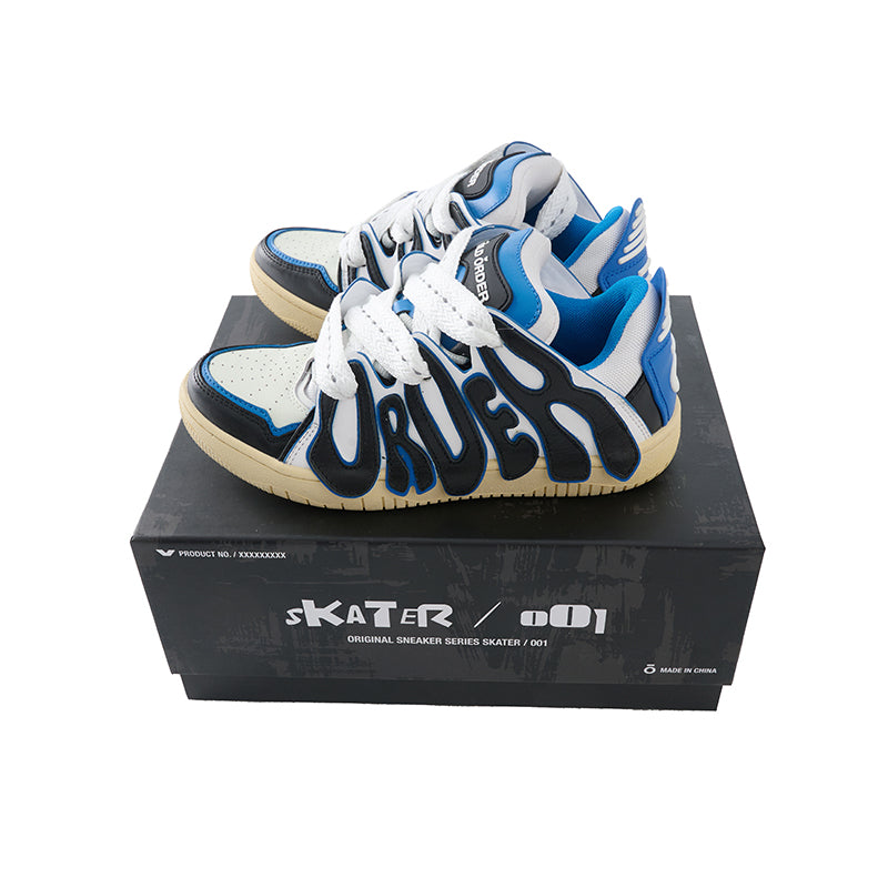 Retro Skater 001 Blue Shoes