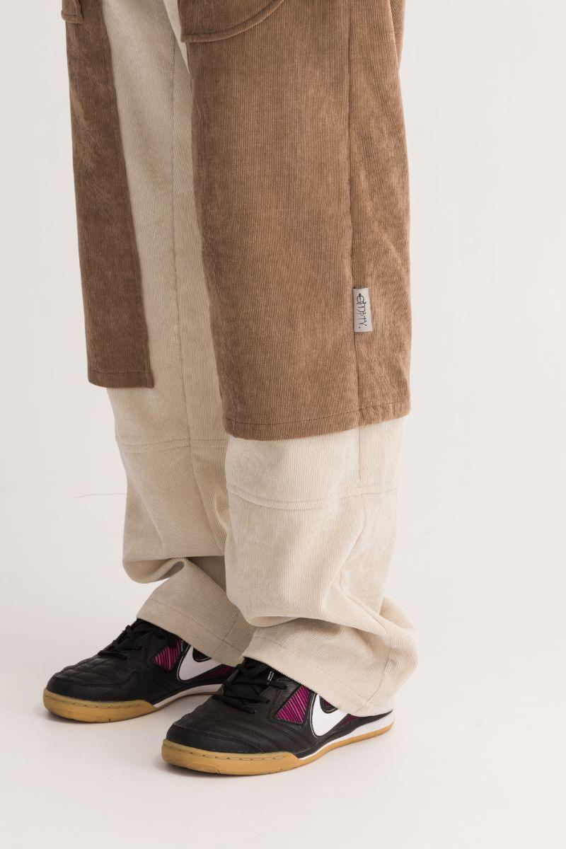 Empty Reference Large Pockets Corduroy Trousers