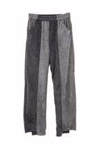 Center of Rotation Suede Stitched Loose Pants