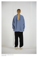 THINGY Blue Loose L/S Shirt