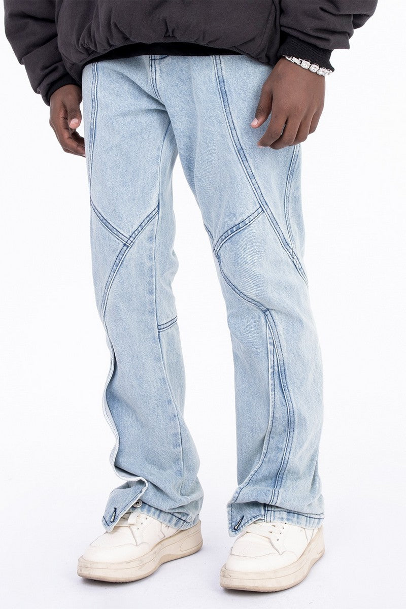 Layered Flared Jeans