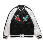CZ Embroidered Logo Padded Varsity Jacket