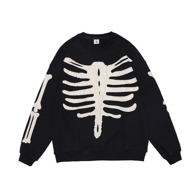 Skeleton Patches Sweater – Copping Zone