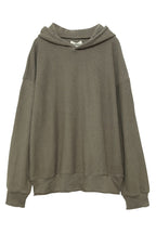 THINGY Army Green Loose Hoodie