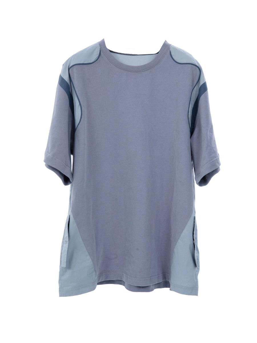 Center of Rotation Futuristic Shape Stitched Tee