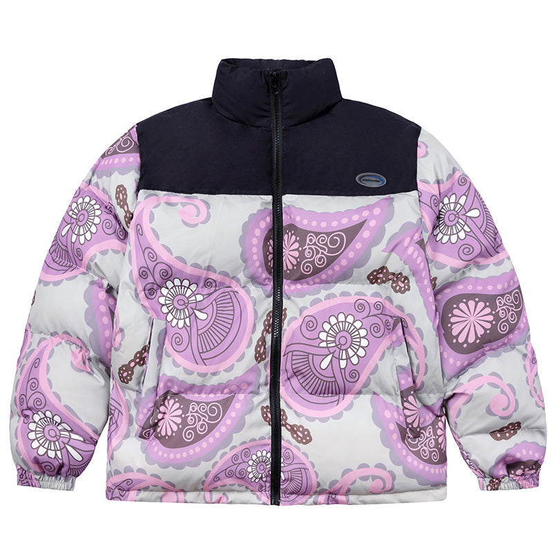 OO Cashew Print Down Jacket