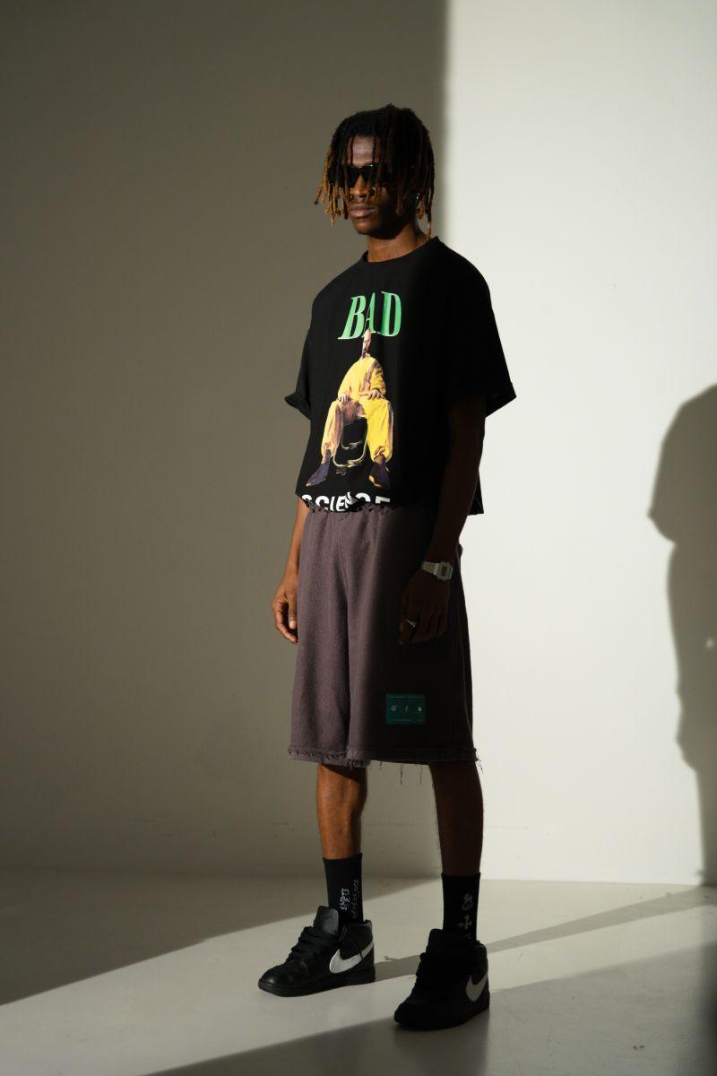 Empty Reference Raw Knitted Shorts