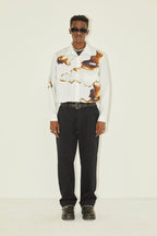 Empty Reference Burning Print L/S Shirt