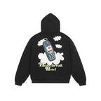Logo Puff Print Hoodie