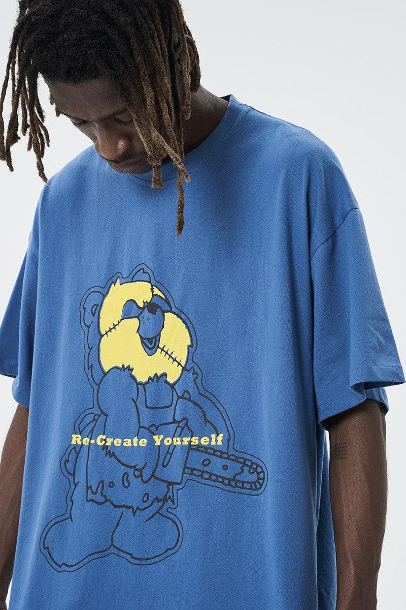 Center of Rotation Chainsaw Bear Print Tee