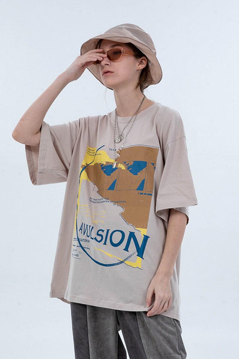 Center of Rotation Character Print Tee