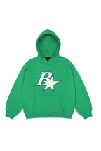 Embroidered B Sherpa Hoodie